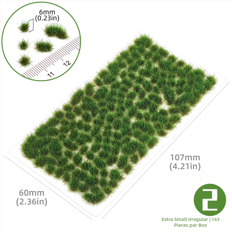 Пясъчен архитектурен макет: нерегуларна тревна група, Nylon материал, цветна кутия, DIY и OEM лого, подходящ за възраст 15–35