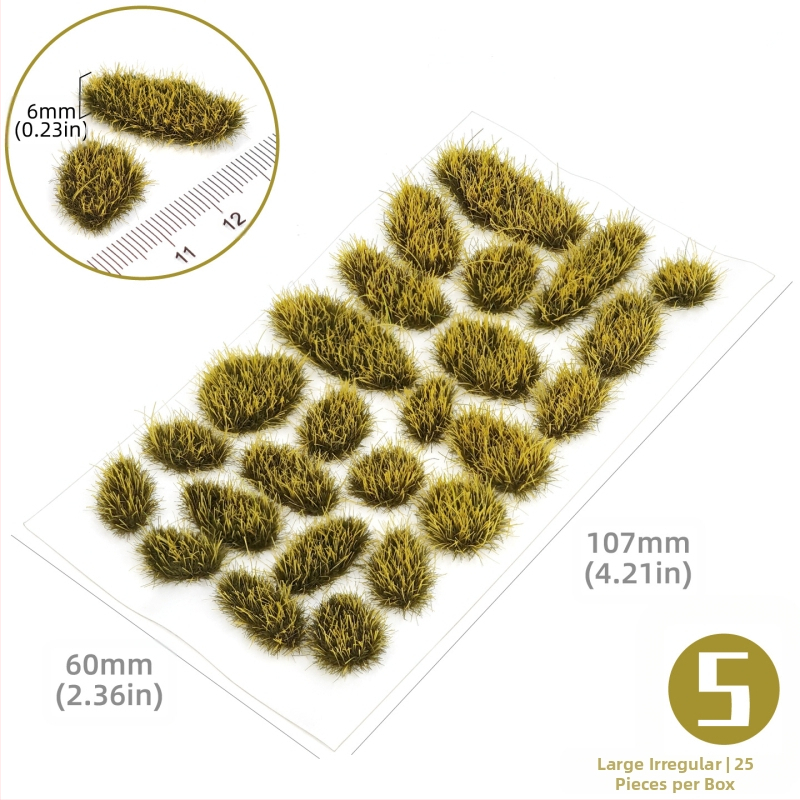 Пясъчен архитектурен макет: нерегуларна тревна група, Nylon материал, цветна кутия, DIY и OEM лого, подходящ за възраст 15–35