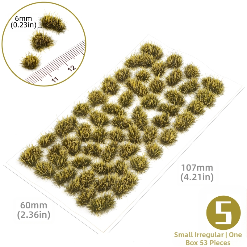 Пясъчен архитектурен макет: нерегуларна тревна група, Nylon материал, цветна кутия, DIY и OEM лого, подходящ за възраст 15–35