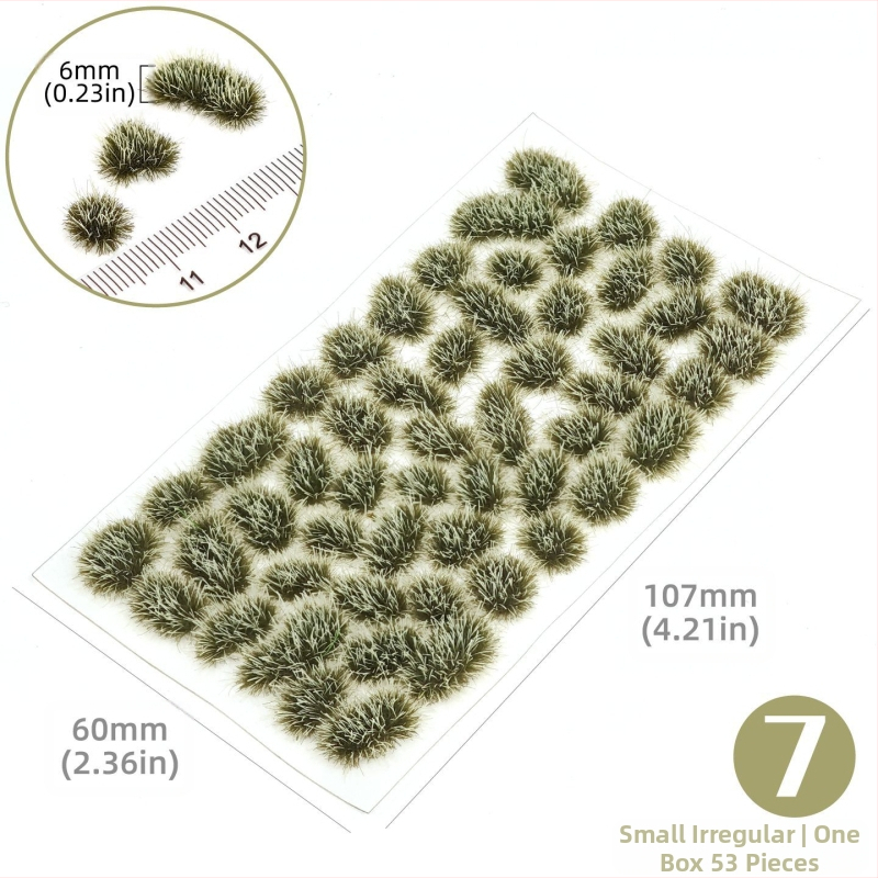 Пясъчен архитектурен макет: нерегуларна тревна група, Nylon материал, цветна кутия, DIY и OEM лого, подходящ за възраст 15–35