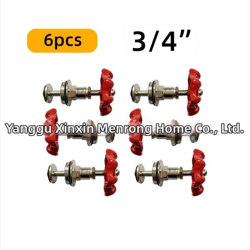 6 gab. cauruļu stiprinājumi plauktiem – dzelzs, ar vītni, retro rūpnieciskais stils, DIY mēbeļu dekors