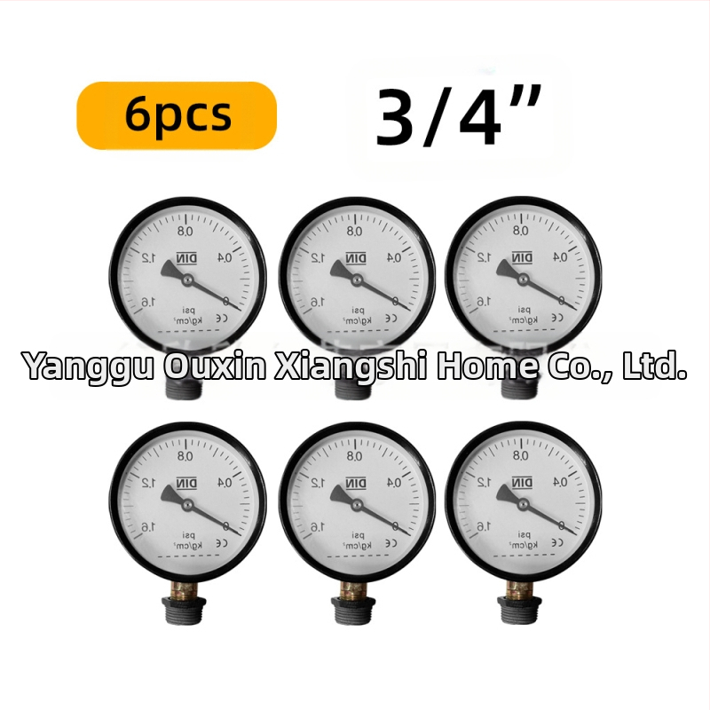 6 gab. cauruļu stiprinājumi plauktiem – dzelzs, ar vītni, retro rūpnieciskais stils, DIY mēbeļu dekors