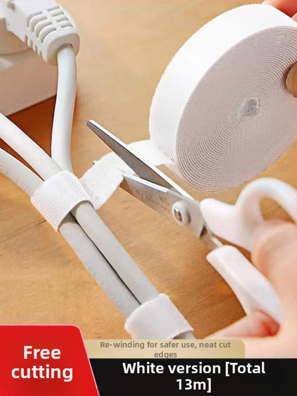 Nylon kábelrendező Velcro kötőkkel az asztali kábelek rendezésére