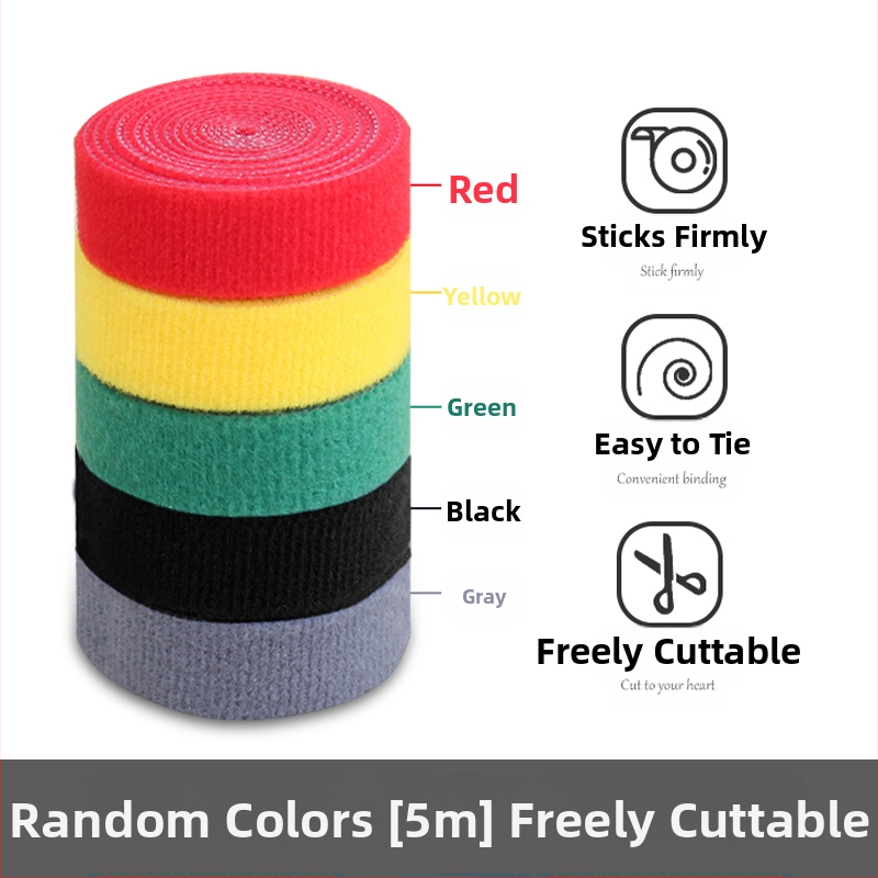 Nylon kábelrendező Velcro kötőkkel az asztali kábelek rendezésére