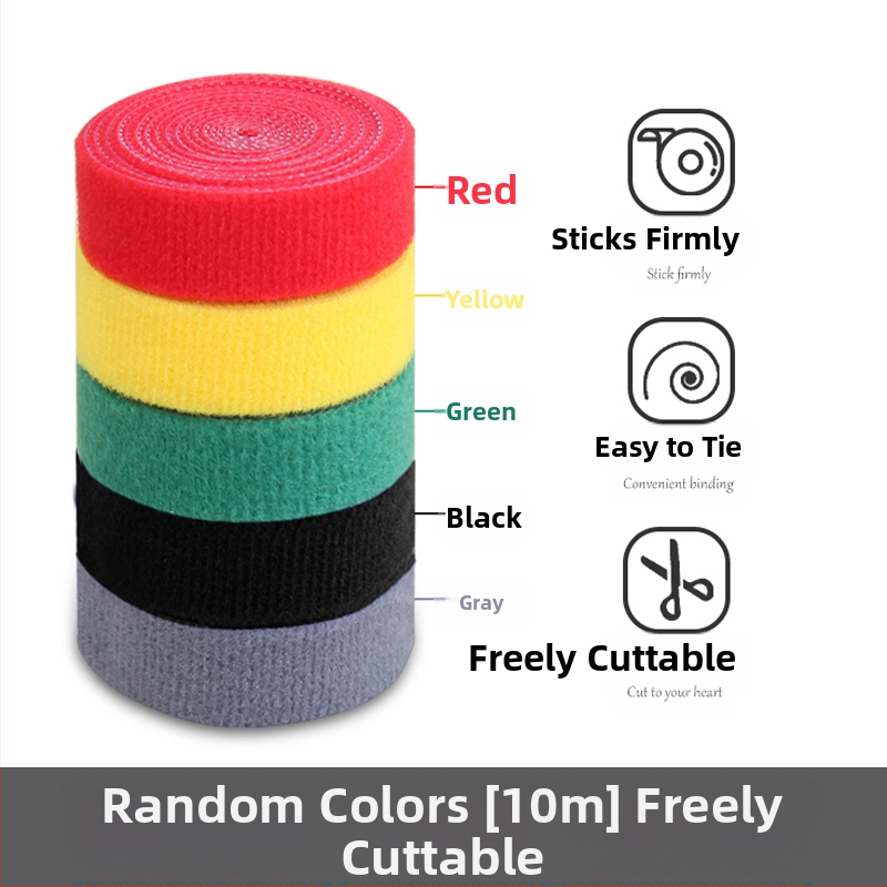 Nylon kábelrendező Velcro kötőkkel az asztali kábelek rendezésére