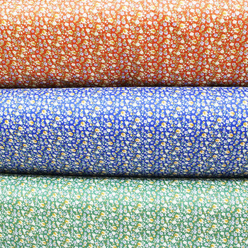 Αμερικανική σειρά: 40s twill βαμβακερό ύφασμα για μωρά – μικρό λουλουδάτο σχέδιο, εκτύπωση με κόλλα, 100% βαμβάκι