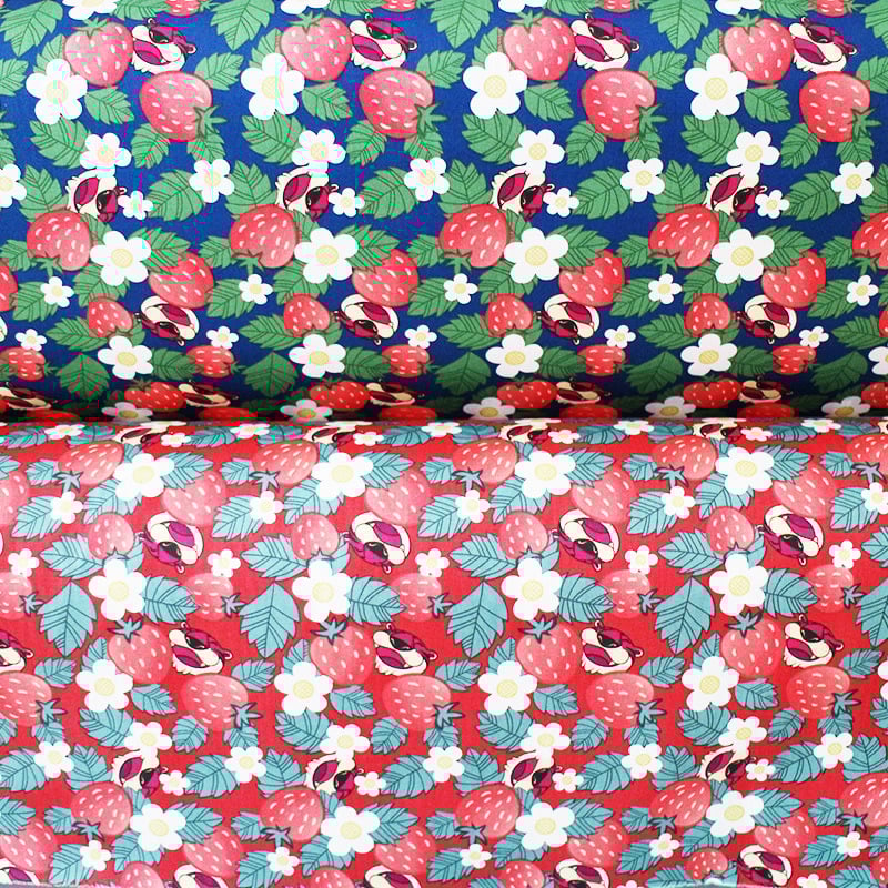 Amerikas sērija: 40s twill kokvilnas audums zīdaiņu apģērbiem – mazs ziedu raksts, līmēta drukāšana, 100% kokvilna