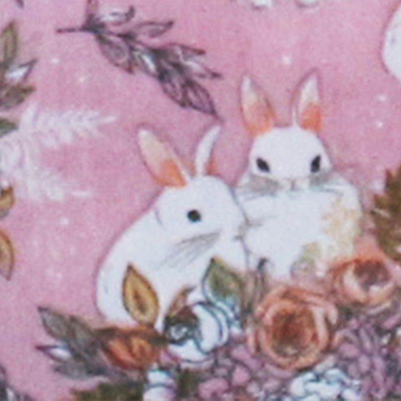 Amerikas sērija: 40s twill kokvilnas audums zīdaiņu apģērbiem – mazs ziedu raksts, līmēta drukāšana, 100% kokvilna