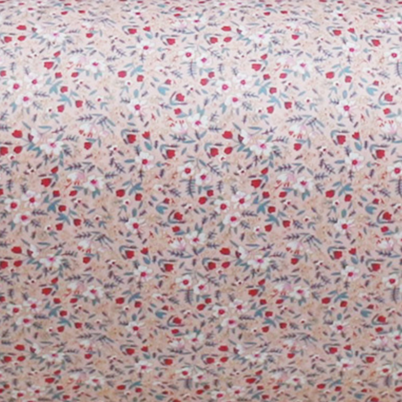 Amerikas sērija: 40s twill kokvilnas audums zīdaiņu apģērbiem – mazs ziedu raksts, līmēta drukāšana, 100% kokvilna