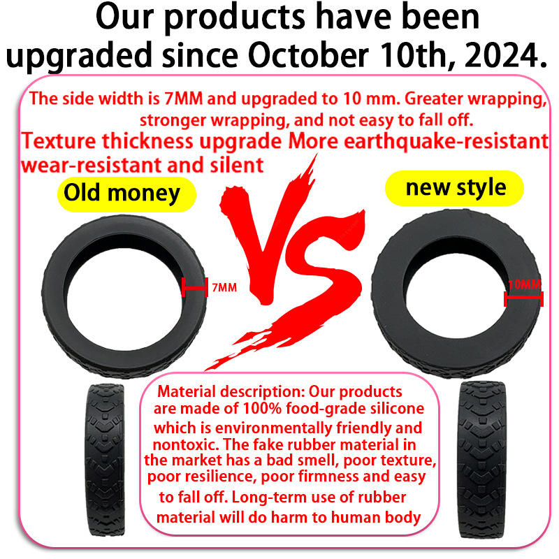 Silikono apsauginė gaubtelė lagaminų ratukui – universalus ratų dangtelis, atsparus dilimui