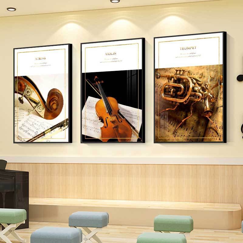 Декоративна висяща картина с прост и модерен стил; без рамка; текстилна филмова основа; модел 7820626; едно парче