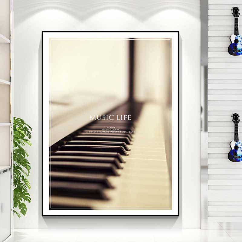 Декоративна висяща картина с прост и модерен стил; без рамка; текстилна филмова основа; модел 7820626; едно парче