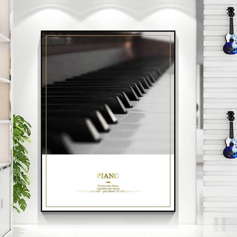 Декоративна висяща картина с прост и модерен стил; без рамка; текстилна филмова основа; модел 7820626; едно парче