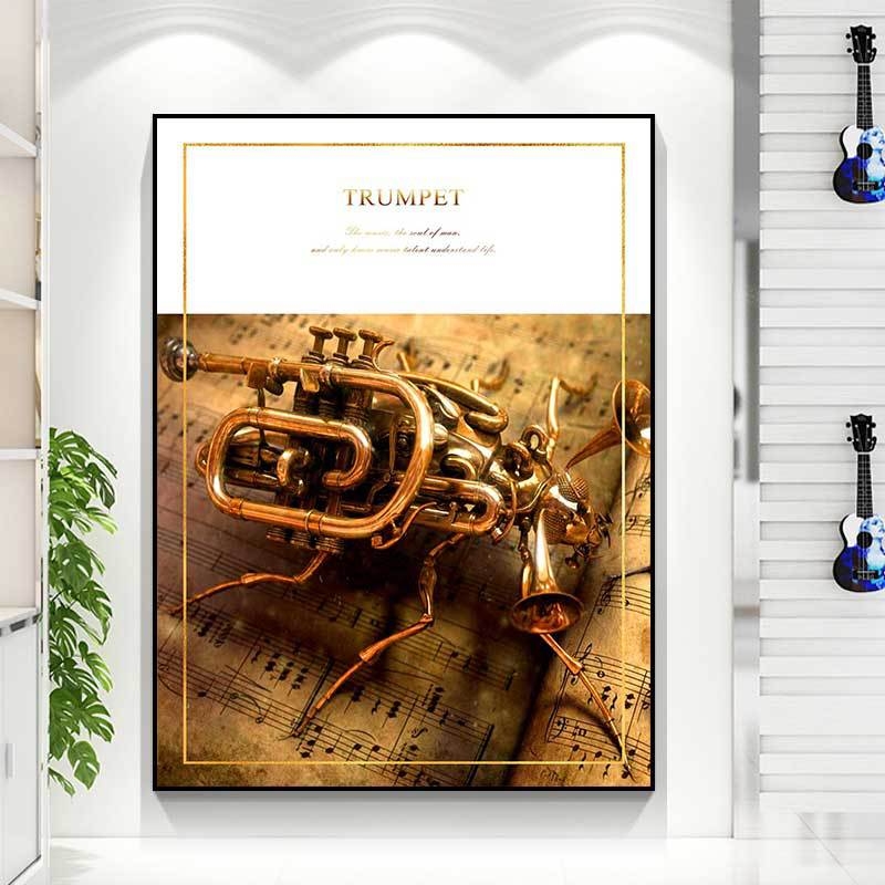 Декоративна висяща картина с прост и модерен стил; без рамка; текстилна филмова основа; модел 7820626; едно парче