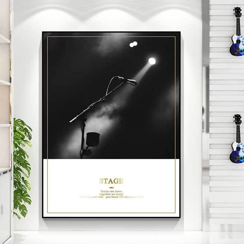 Декоративна висяща картина с прост и модерен стил; без рамка; текстилна филмова основа; модел 7820626; едно парче