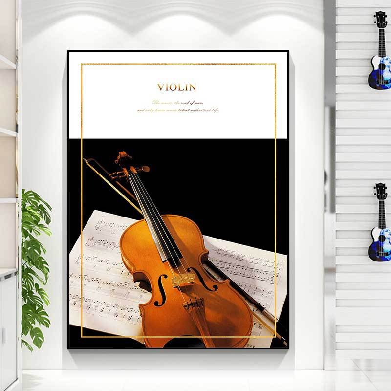 Декоративна висяща картина с прост и модерен стил; без рамка; текстилна филмова основа; модел 7820626; едно парче