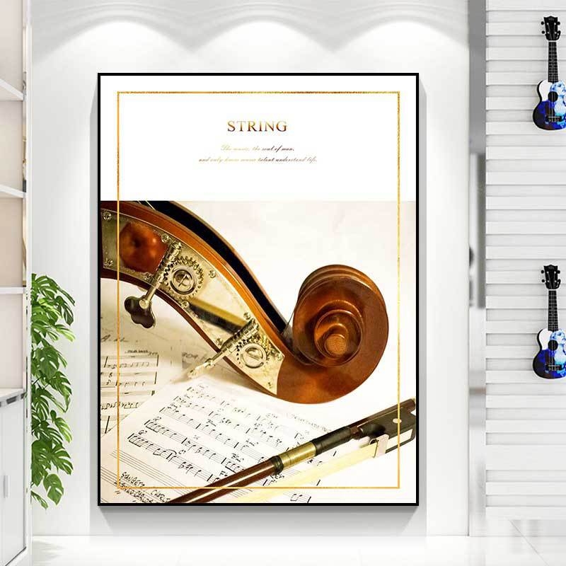 Декоративна висяща картина с прост и модерен стил; без рамка; текстилна филмова основа; модел 7820626; едно парче