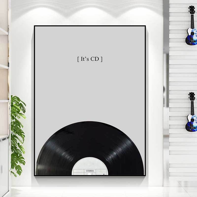 Декоративна висяща картина с прост и модерен стил; без рамка; текстилна филмова основа; модел 7820626; едно парче