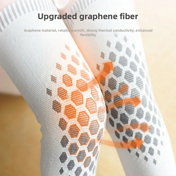 Αυτόθερμαινόμενες επιγονατίνες γόνατος, νάιλον, κοντό μοντέλο, υπέρυθρη θέρμανση