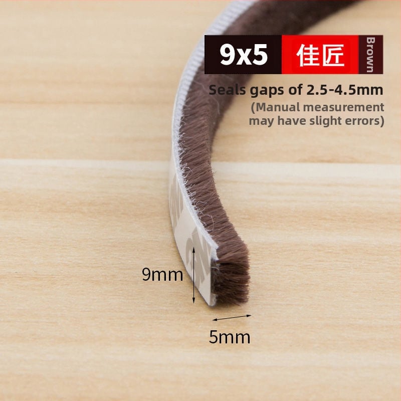 Универсална уплътнителна лента за прозорци и врати, самозалепваща се, противоударна, ветроустойчива и топлоизолационна.