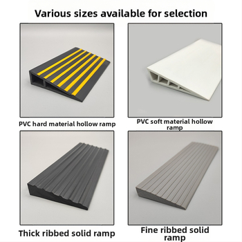 PVC мека самозалепваща наклонна подложка за робот-прахосмувачка, прагова лента за вътрешни врати, водоустойчива, против подхлъзване, износоустойчива, 25 мм дебелина