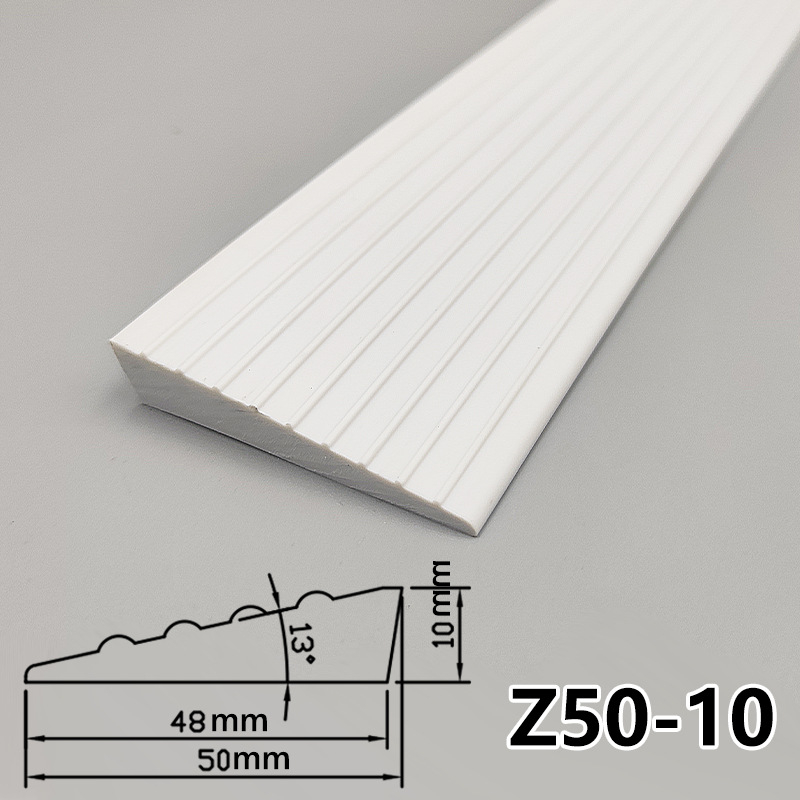 PVC мека самозалепваща наклонна подложка за робот-прахосмувачка, прагова лента за вътрешни врати, водоустойчива, против подхлъзване, износоустойчива, 25 мм дебелина