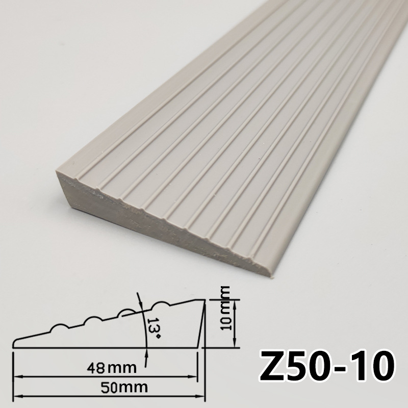 PVC мека самозалепваща наклонна подложка за робот-прахосмувачка, прагова лента за вътрешни врати, водоустойчива, против подхлъзване, износоустойчива, 25 мм дебелина
