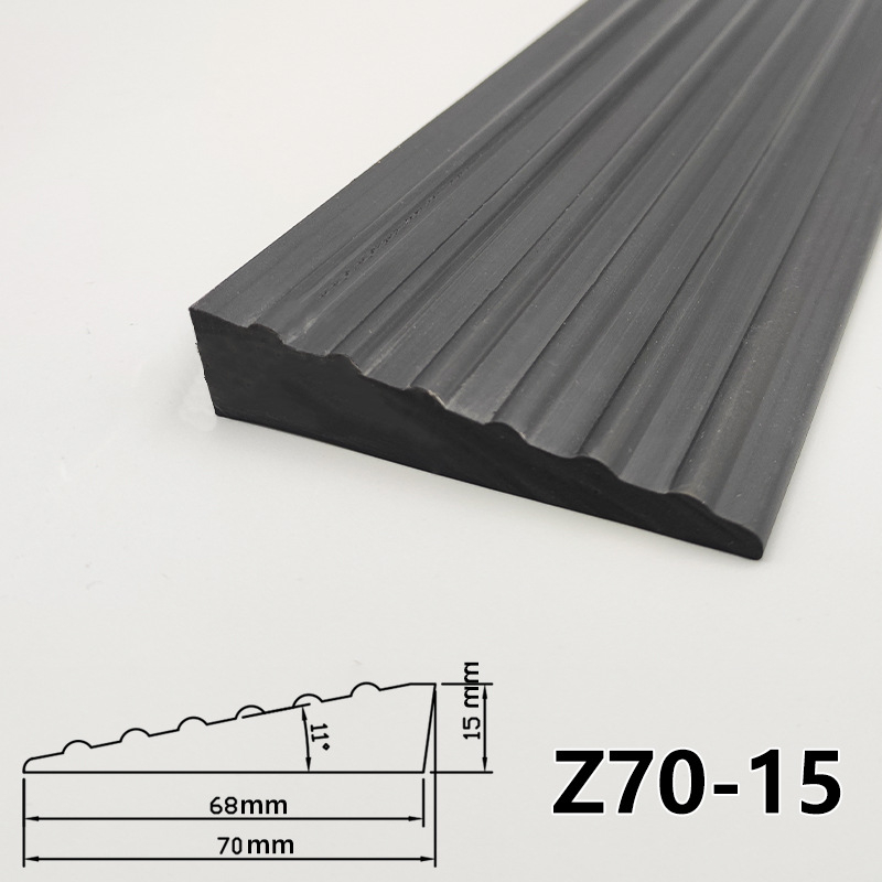 PVC мека самозалепваща наклонна подложка за робот-прахосмувачка, прагова лента за вътрешни врати, водоустойчива, против подхлъзване, износоустойчива, 25 мм дебелина