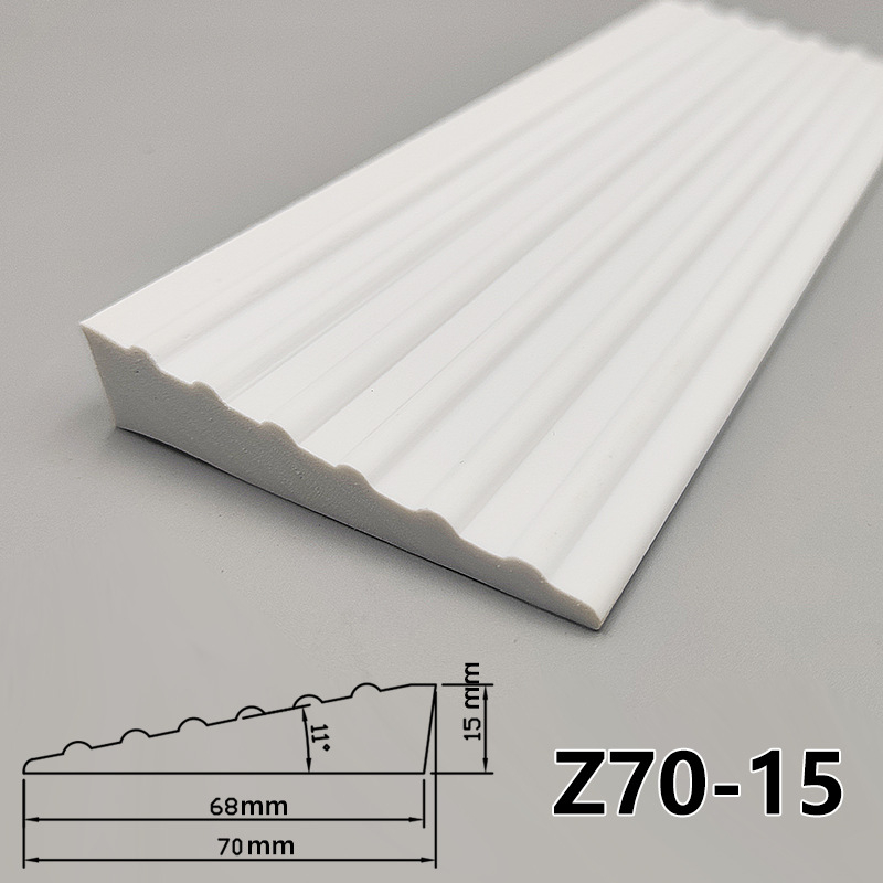 PVC мека самозалепваща наклонна подложка за робот-прахосмувачка, прагова лента за вътрешни врати, водоустойчива, против подхлъзване, износоустойчива, 25 мм дебелина