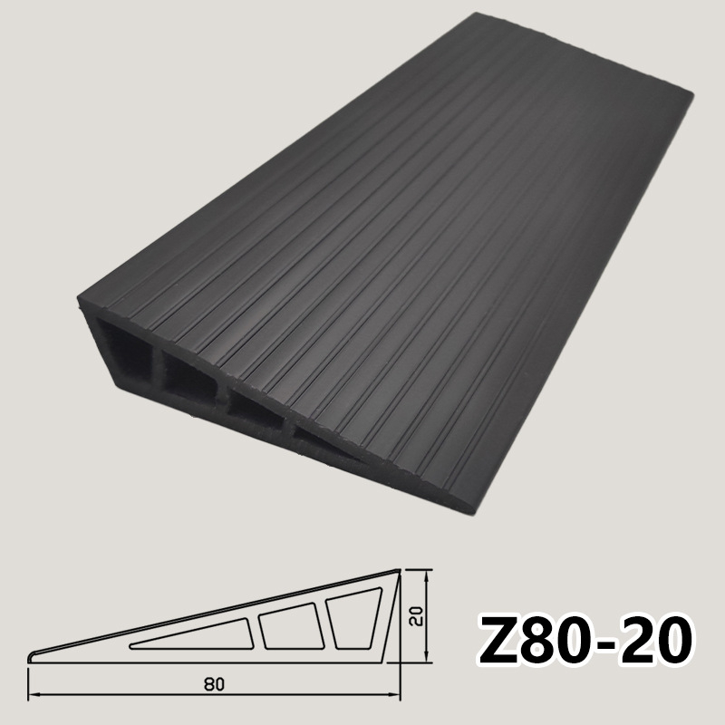 PVC мека самозалепваща наклонна подложка за робот-прахосмувачка, прагова лента за вътрешни врати, водоустойчива, против подхлъзване, износоустойчива, 25 мм дебелина