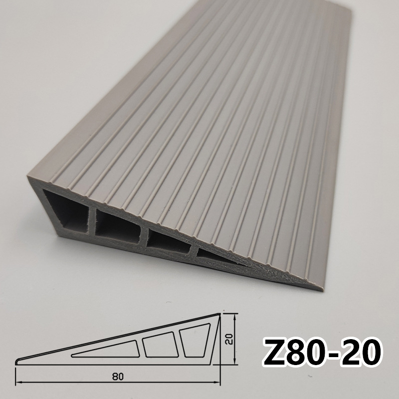 PVC мека самозалепваща наклонна подложка за робот-прахосмувачка, прагова лента за вътрешни врати, водоустойчива, против подхлъзване, износоустойчива, 25 мм дебелина