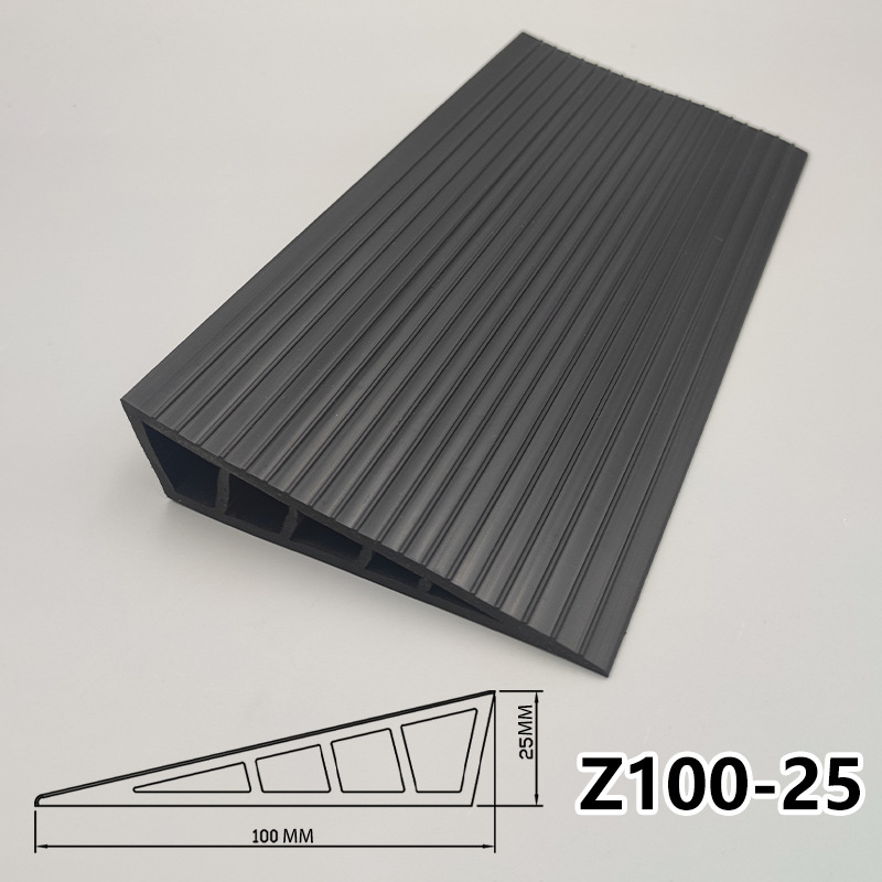 PVC мека самозалепваща наклонна подложка за робот-прахосмувачка, прагова лента за вътрешни врати, водоустойчива, против подхлъзване, износоустойчива, 25 мм дебелина