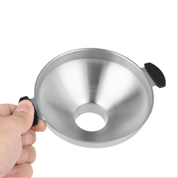 304 nerūdijančio plieno piltuvė virtuvės reikmėms – džemui, aliejui, vynui ir marinuotiems agurkams