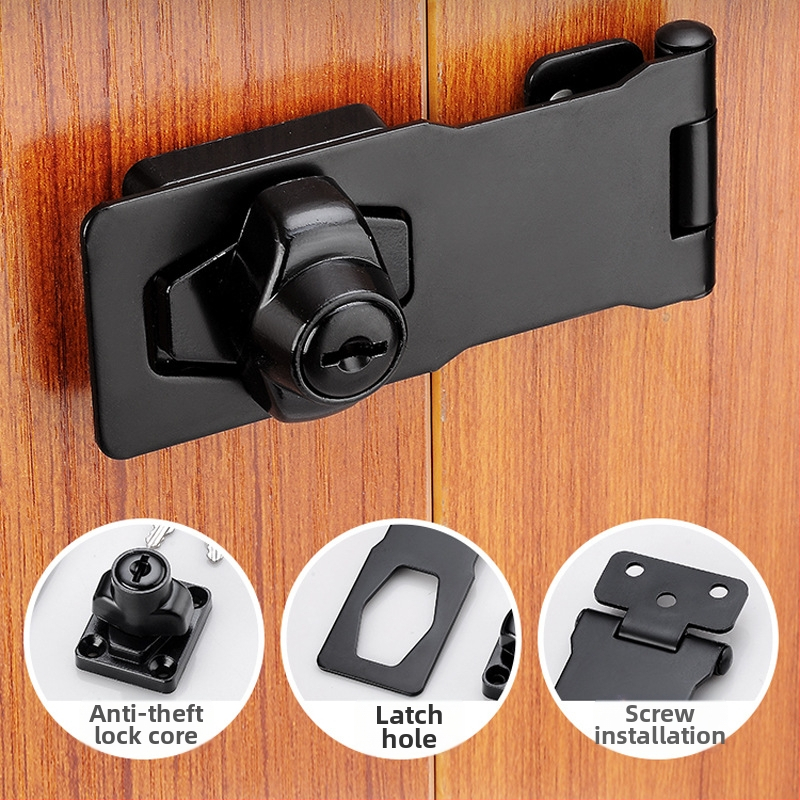 Шкафен заключващ механизъм без пробиване — модел HSD-12; подходящ за шкафове, чекмеджета, хладилници и плъзгащи врати