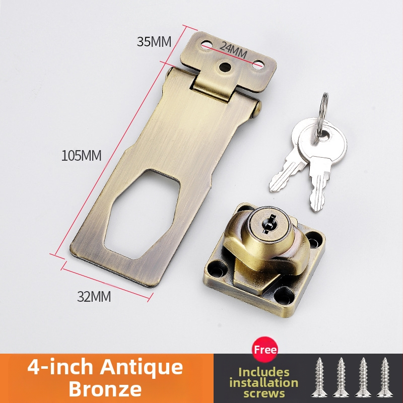 Шкафен заключващ механизъм без пробиване — модел HSD-12; подходящ за шкафове, чекмеджета, хладилници и плъзгащи врати