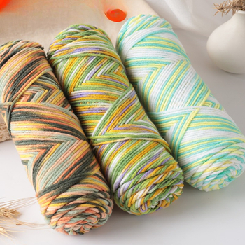 Топка прежда за плетене – 5 нишки, ръчно изработена за DIY плетене, средна дебелина (5 нишки; ръчно изработено; DIY плетене; средна дебелина; за кукли за бебета и деца)