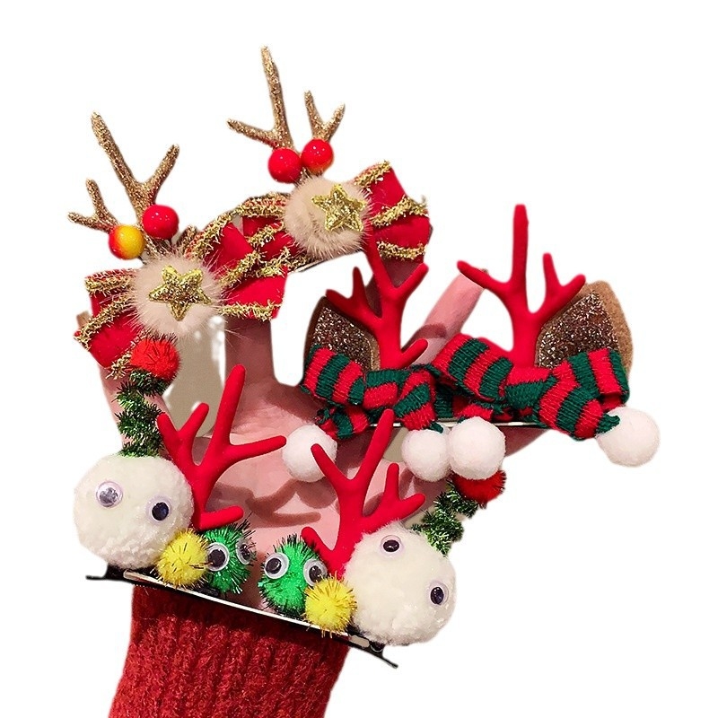 Plaukų segtukas – elnio ragų dizainas, Seiko apdaila, mišrios medžiagos, moterims, ruduo 2024