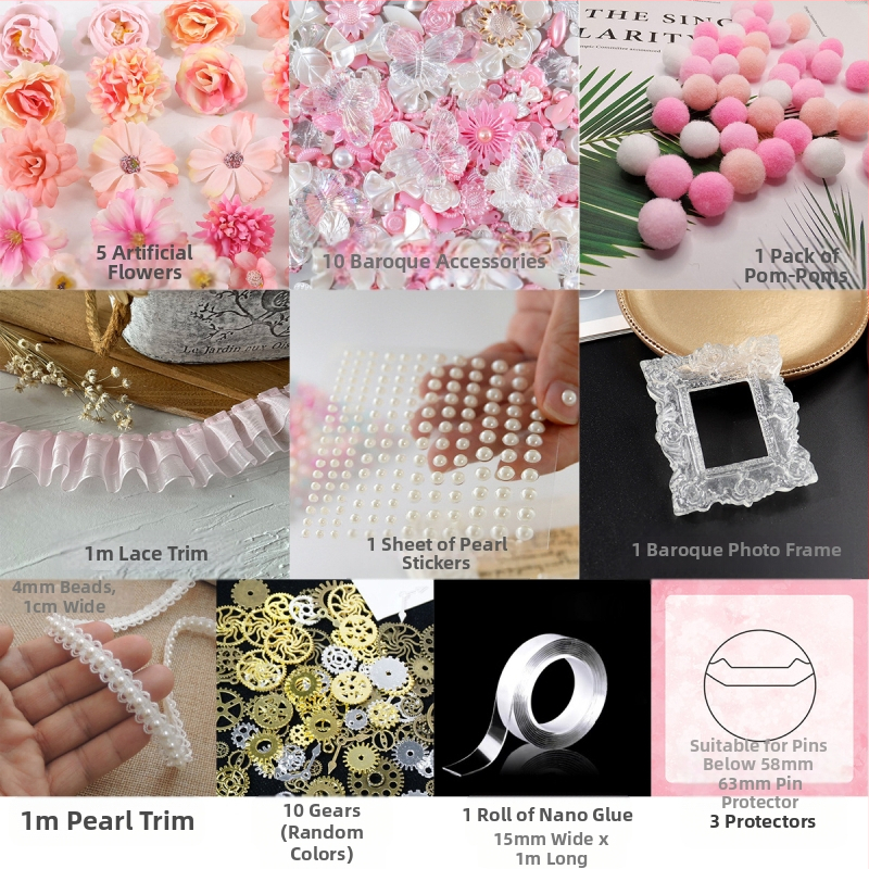 DIY somas aksesuāru komplekts – akrila elementi, baroka emblēmas dekorācijām, Zīmols: Other; Nav apstrādes vai pielāgošanās; Amatniecība: Cits; IP atļauja: Nē