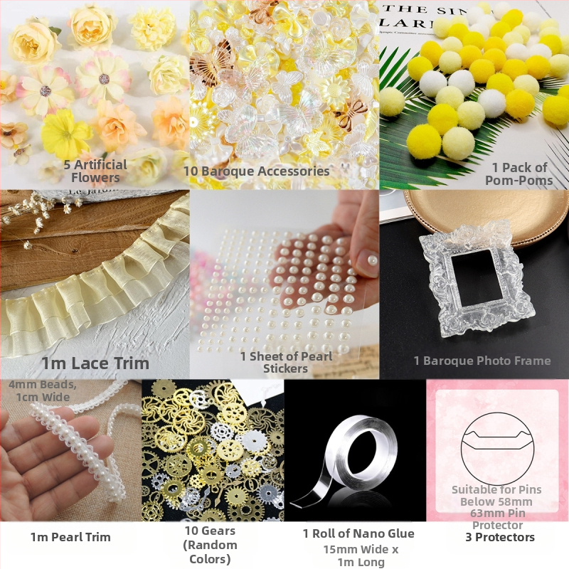 DIY somas aksesuāru komplekts – akrila elementi, baroka emblēmas dekorācijām, Zīmols: Other; Nav apstrādes vai pielāgošanās; Amatniecība: Cits; IP atļauja: Nē