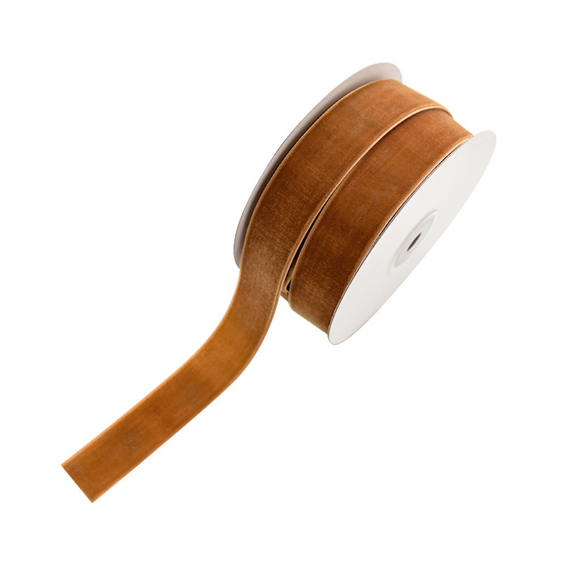 Кадифена лента за коледна украса и опаковане на подаръци, подходяща за DIY панделки