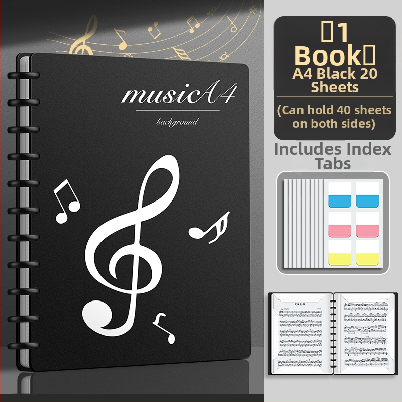 Папка за ноти, модел XWS-LPJ01-0812, материал: пластмаса.