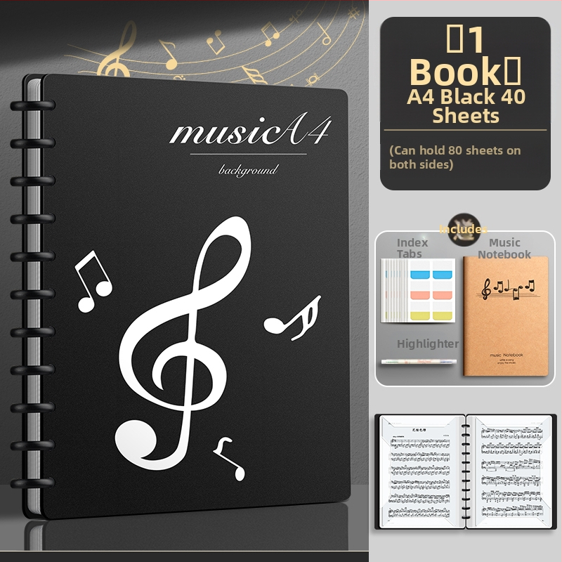 Папка за ноти, модел XWS-LPJ01-0812, материал: пластмаса.