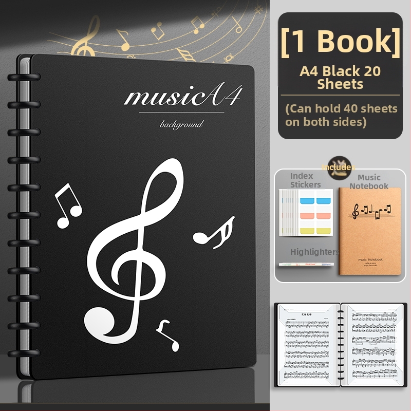 Папка за ноти, модел XWS-LPJ01-0812, материал: пластмаса.