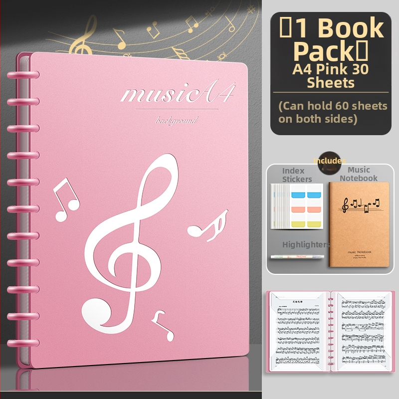 Папка за ноти, модел XWS-LPJ01-0812, материал: пластмаса.