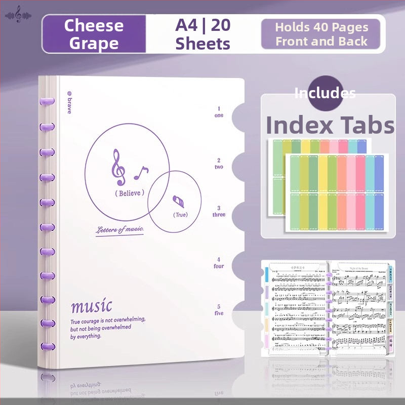 Папка за ноти, модел XWS-LPJ01-0812, материал: пластмаса.