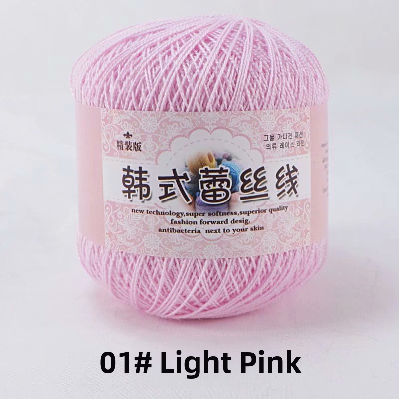 Fir de dantelă pentru croșetat, varietate 8 lace, 7s ply, 1 fir, fir de grup