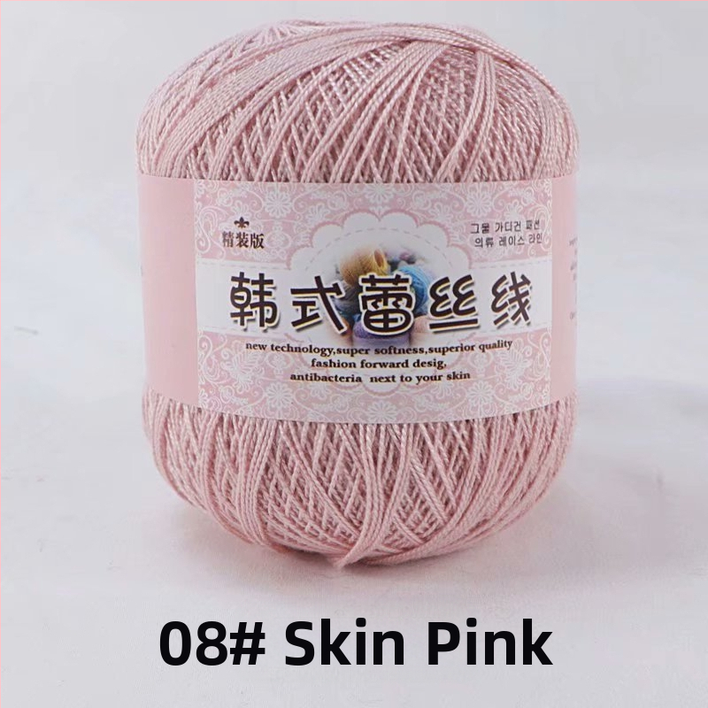 Fir de dantelă pentru croșetat, varietate 8 lace, 7s ply, 1 fir, fir de grup