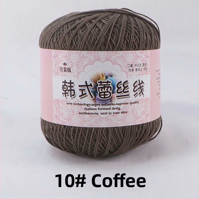 Fir de dantelă pentru croșetat, varietate 8 lace, 7s ply, 1 fir, fir de grup