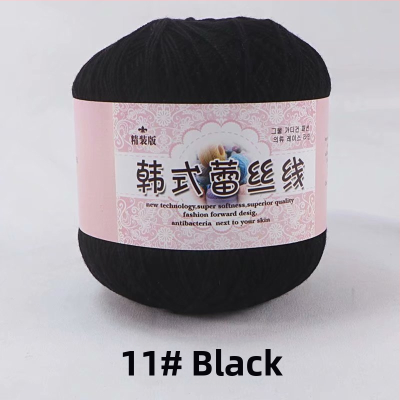 Fir de dantelă pentru croșetat, varietate 8 lace, 7s ply, 1 fir, fir de grup