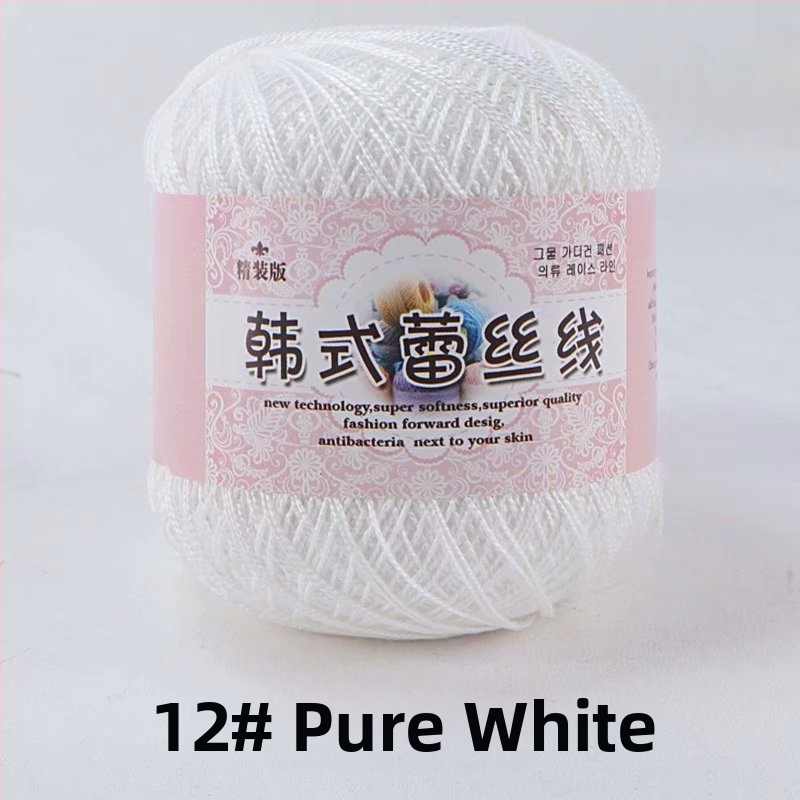 Fir de dantelă pentru croșetat, varietate 8 lace, 7s ply, 1 fir, fir de grup